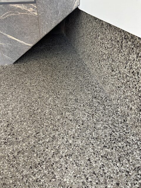 Quality Professional Epoxy Floor project compared with DIY